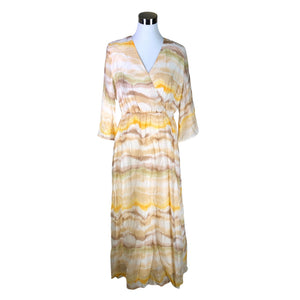 Unisex Minimum - Maxi dress, size 40 - Yellow (1)