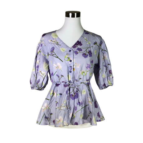 Unisex Uhana Design - Short-sleeved blouse, size 34 - Violet ()