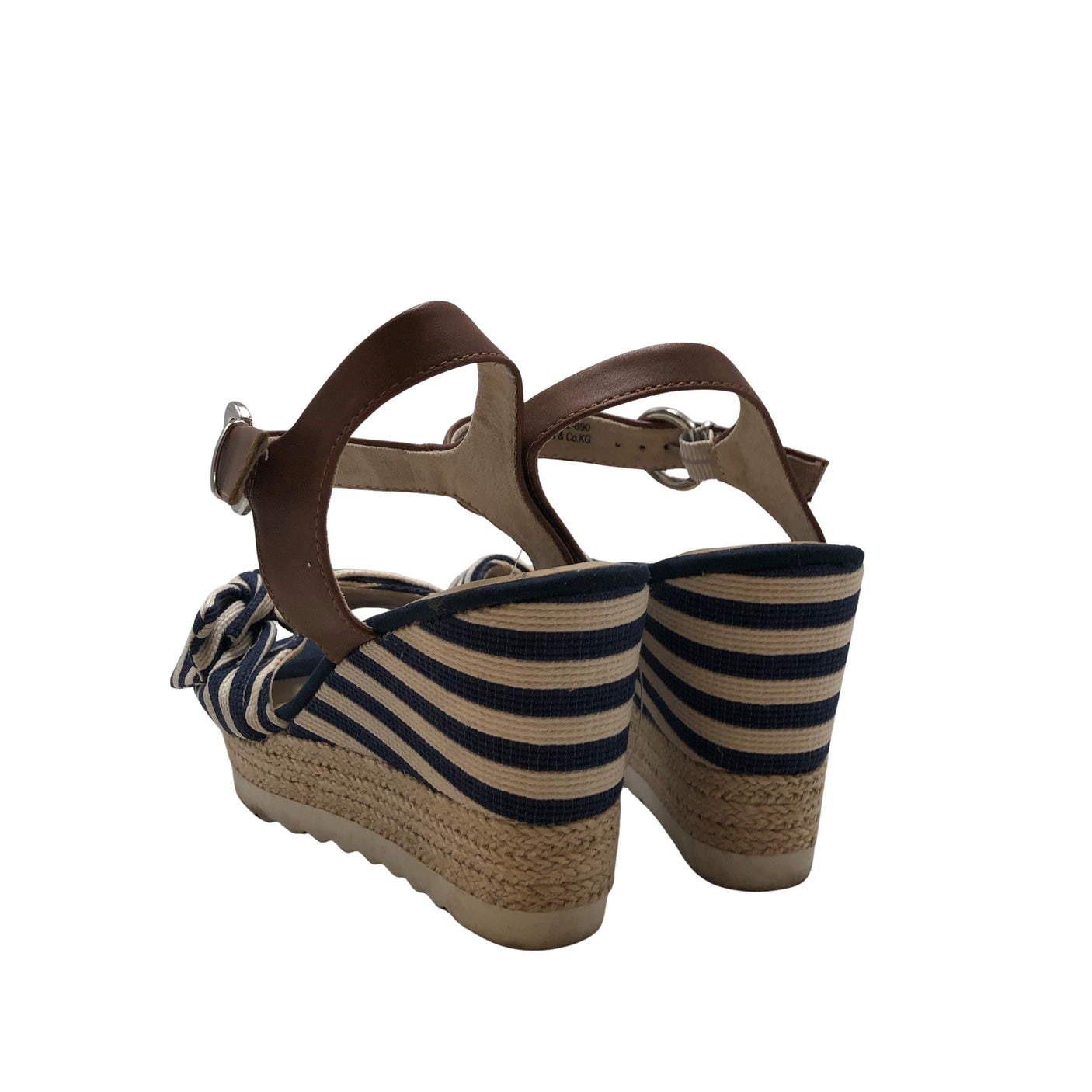 Unisex Marco Tozzi - Wedge sandals, size 39 - Blue (2)