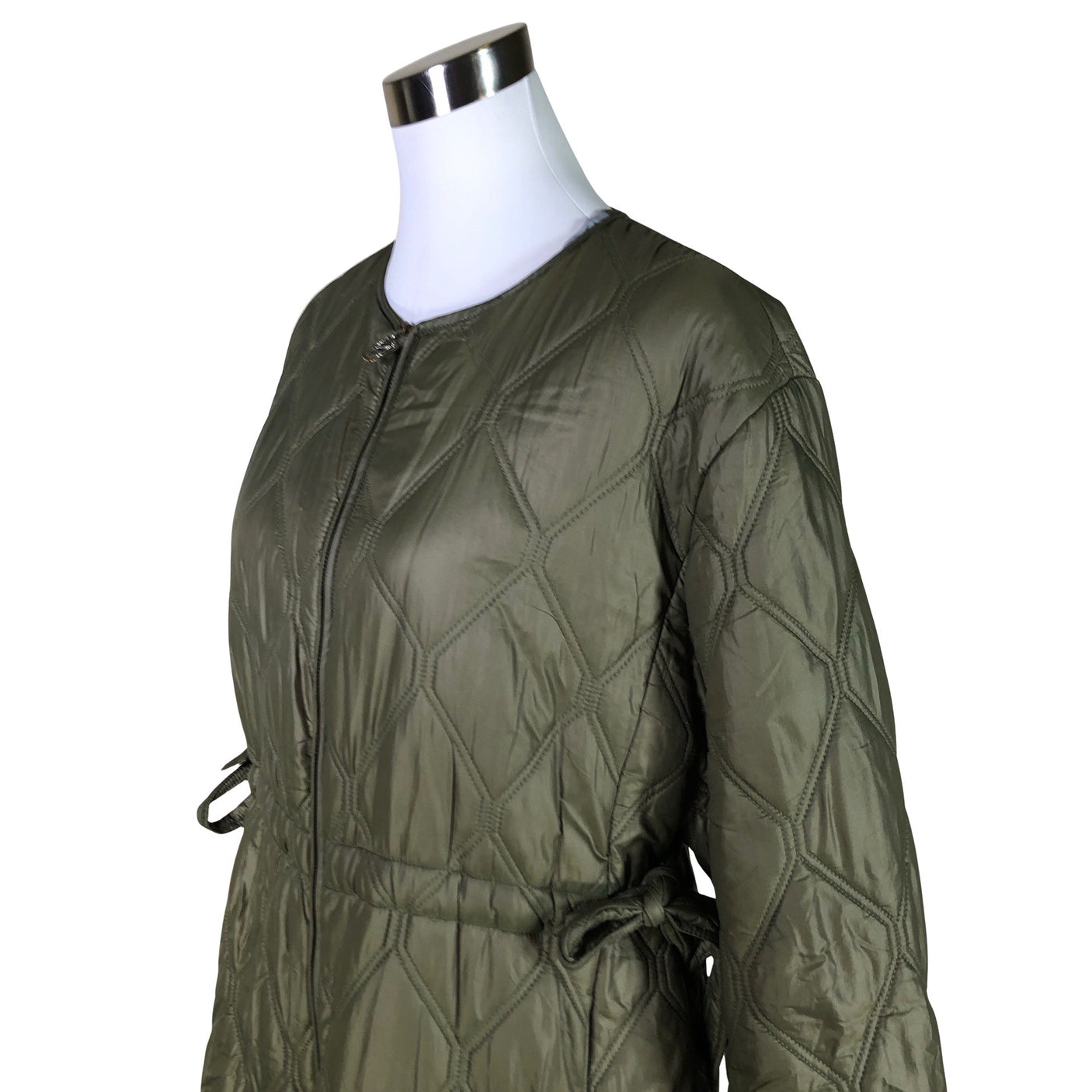 Unisex Ganni - Quilted jacket, size 36 - Green (3)
