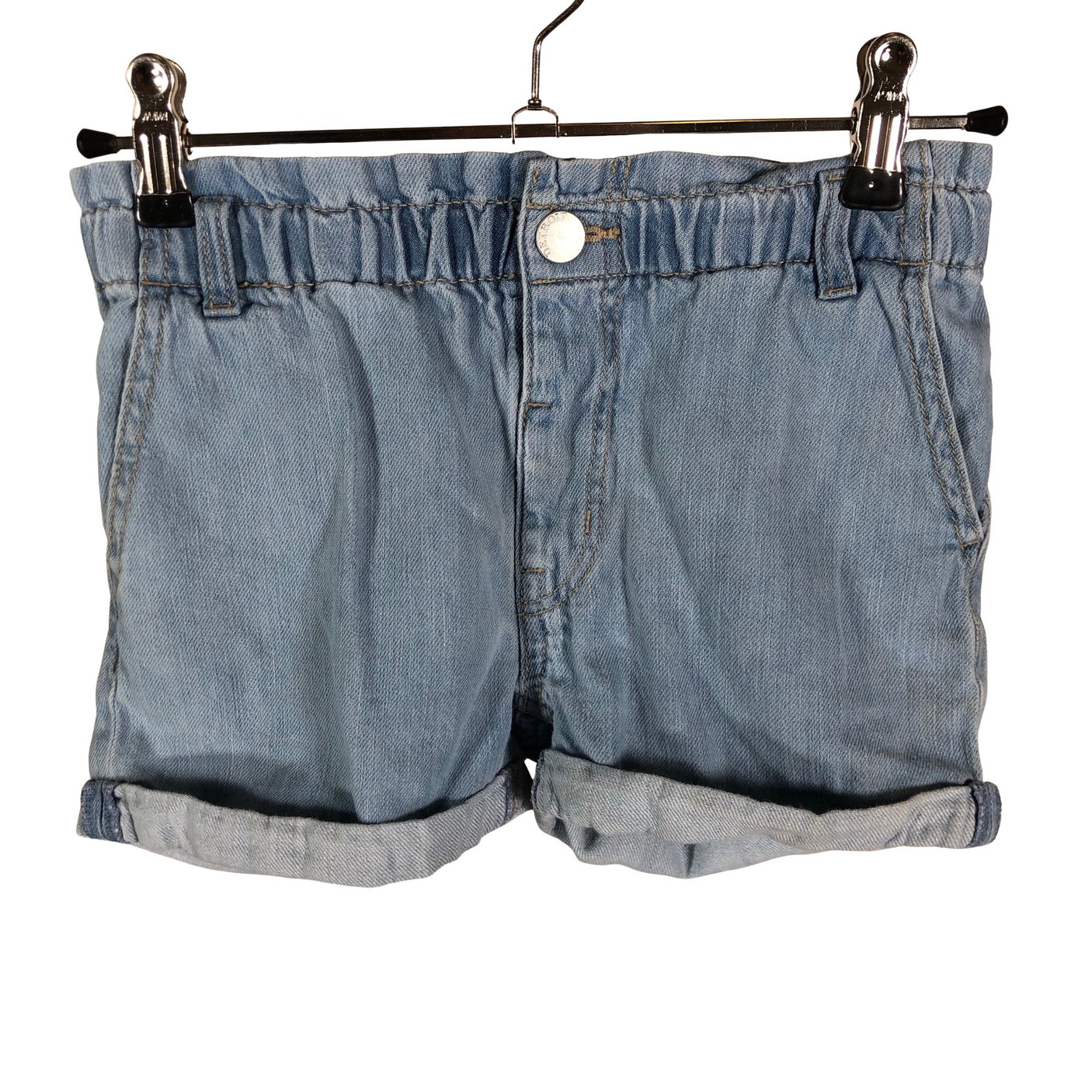 Unisex Lindex - Denim shorts, size 110 - 116 - Light blue (1)