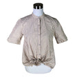 Unisex Scotch&Soda - Short-sleeved blouse, size 36 - Green ()
