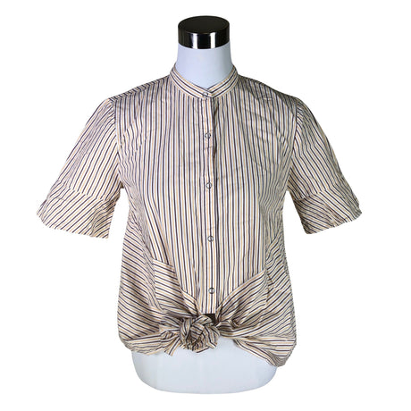 Unisex Scotch&Soda - Short-sleeved blouse, size 36 - Green ()