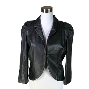 Unisex Friendtex - Leather jacket, size 38 - Black (1)