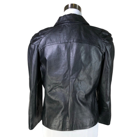Unisex Friendtex - Leather jacket, size 38 - Black (2)