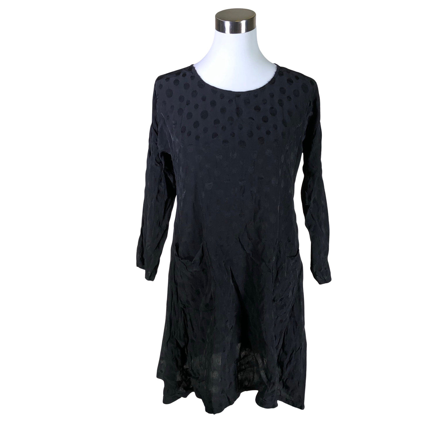 Unisex The Masai - Schiffon tunic, size 40 - Black (1)