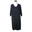 Unisex Pont Neuf - Schiffon dress, size 40 - Black ()