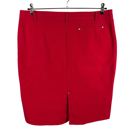 Unisex Sand - Denim skirt, size 46 - Red (2)