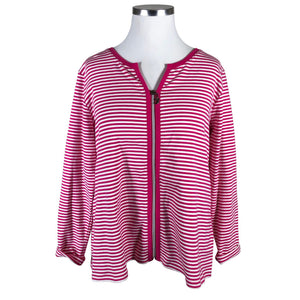 Unisex Ulla Popken - Tricot shirt, size 46 - Pink (1)