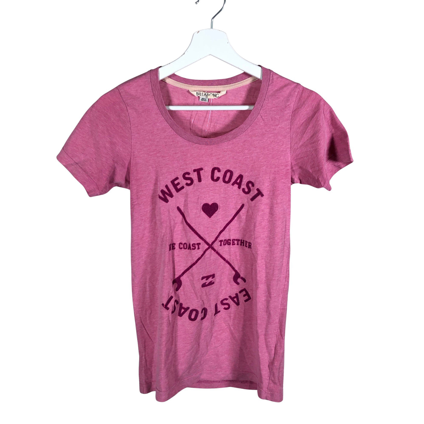 Unisex Billabong - T-shirt, size 36 - Light pink (1)