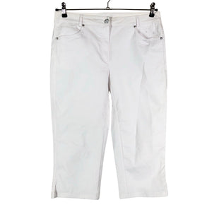 Unisex Steilmann - Capri pants, size 40 - White (1)