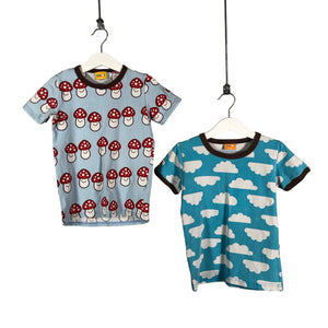 Unisex me&i - T-shirt, size 110 - 116 - Light blue (1)