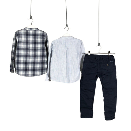 Unisex Polarn O. Pyret - Slacks, size 110 - 116 - Blue (2)