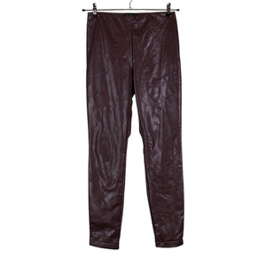 Unisex Banana Republic - Leather pants, size 36 - Wine red (1)