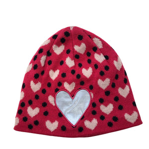 Unisex POCOPIANO - Winter beanie, size 50 - 52 cm - Pink (1)