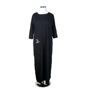 Unisex KIVIkivi - Tricot dress, size 44 - Black (1)