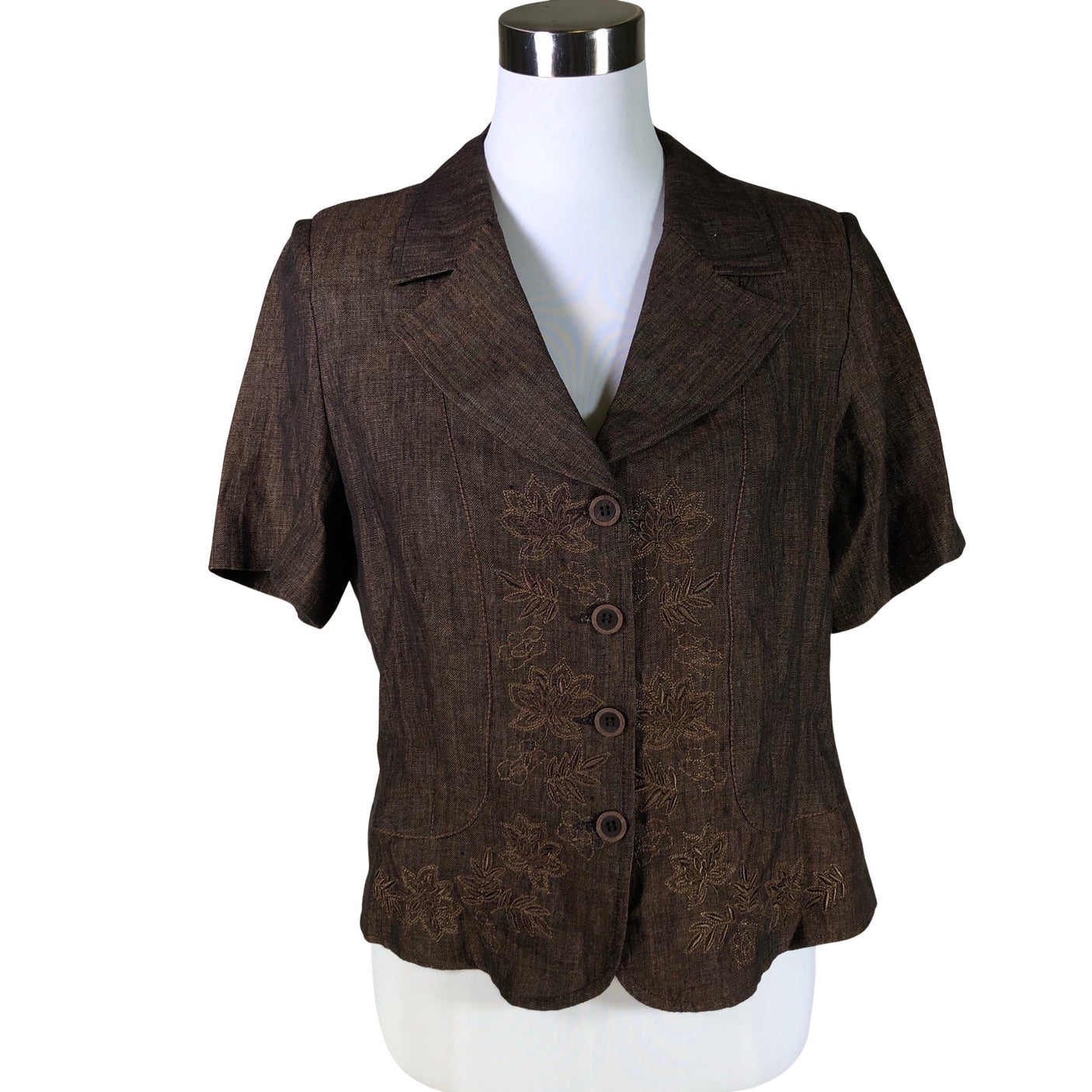 Unisex Voglia - Blouse, size 38 - Brown (1)