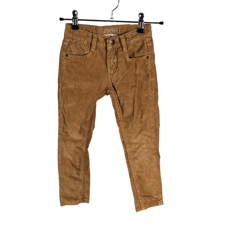 Unisex Esprit - Velvet pants, size 110 - 116 - Beige ()