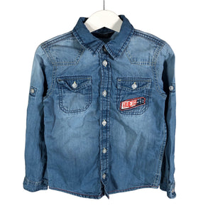 Unisex Guess - Denim shirt, size 104 - 110 - Blue (1)