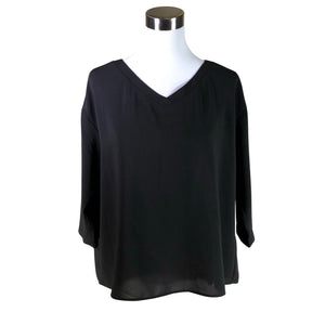 Unisex Uniqlo - Blouse, size 40 - Black (1)