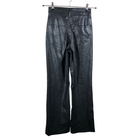 Unisex Levi's - Leather pants, size W24 - Black (2)