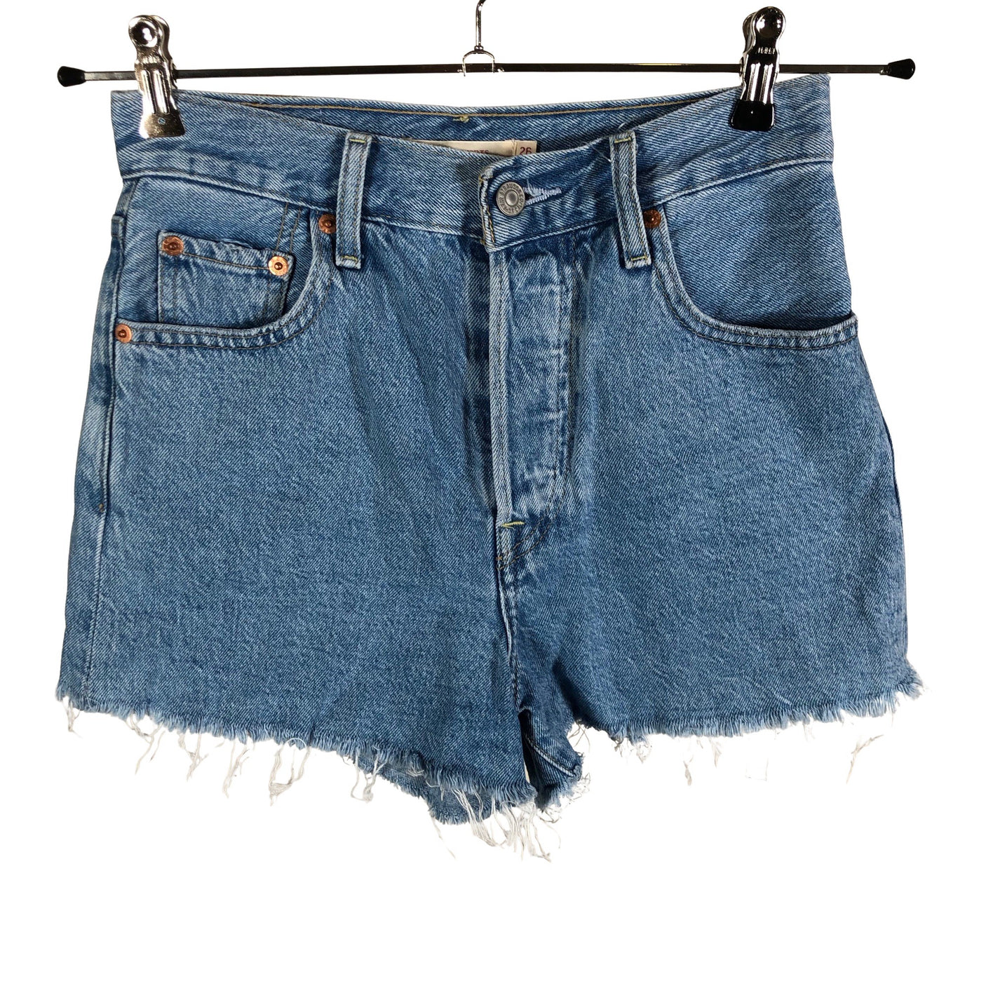 Unisex Levi's - Denim shorts, size W26 - Light blue (1)