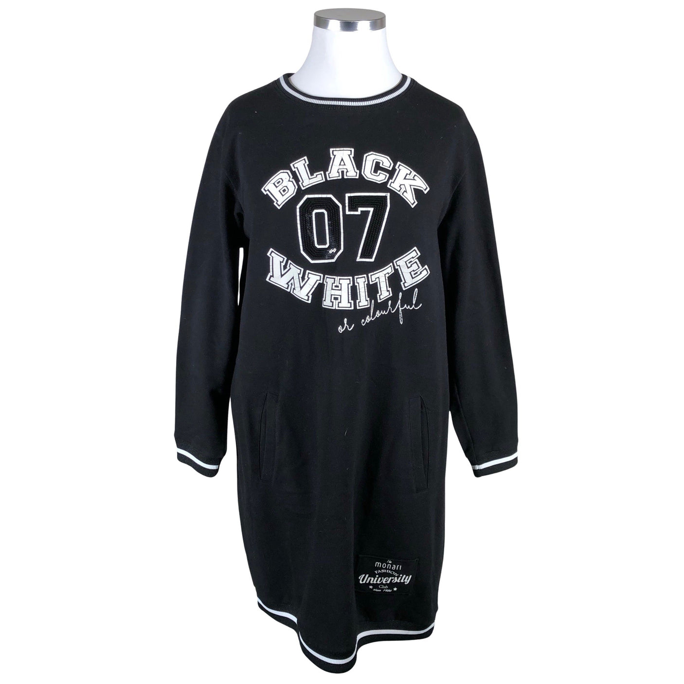 Unisex Monari - Sweatshirt tunic, size 46 - Black (1)