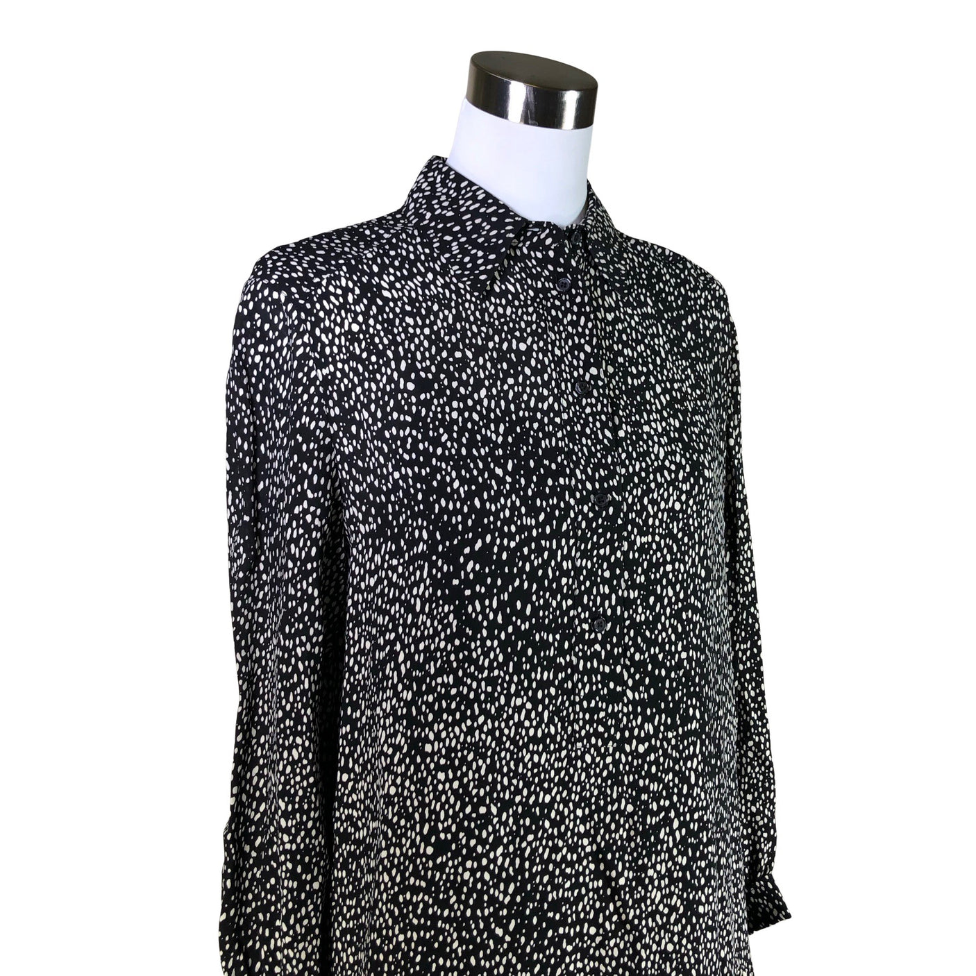 Unisex Marc O'Polo - Schiffon dress, size 36 - Black (3)