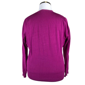 Unisex August Silk - Cardigan, size 42 - Red (2)