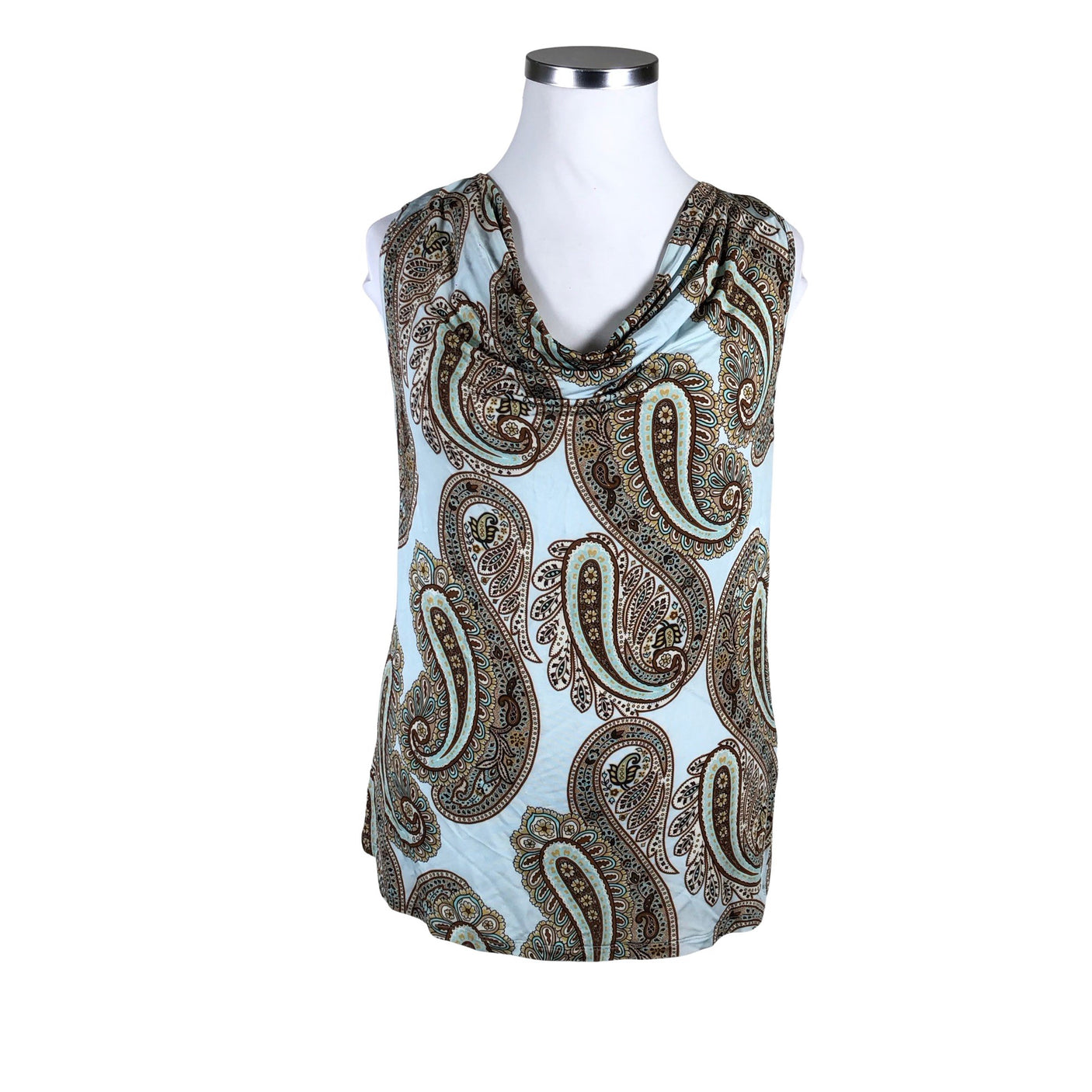 Unisex no man's land - Tricot tank top, size 42 - Light blue (1)