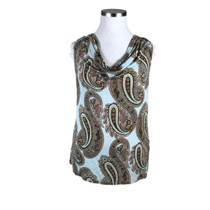 Unisex no man's land - Tricot tank top, size 42 - Light blue (1)