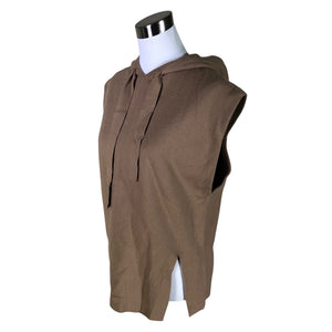 Unisex Yaya - Knit vest, size 36 - Brown (2)