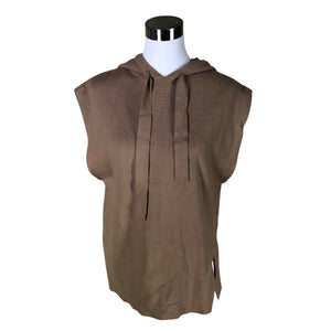 Unisex Yaya - Knit vest, size 36 - Brown (1)