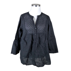 Unisex Zizzi - Blouse, size 46 - Black (1)