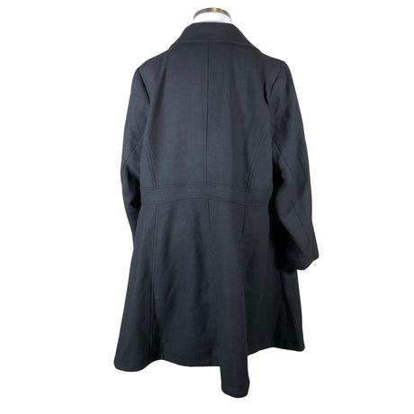 Unisex Zizzi - Wool coat, size 50 - Black (2)