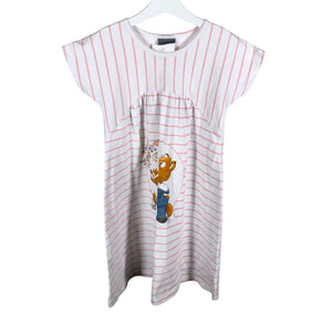 Unisex Sampsukka - Tricot dress, size 128 - 134 - White (1)