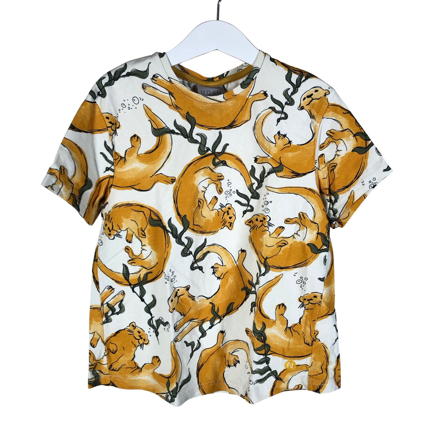 Unisex NOSH - T-shirt, size 122 - 128 - Natural white (1)