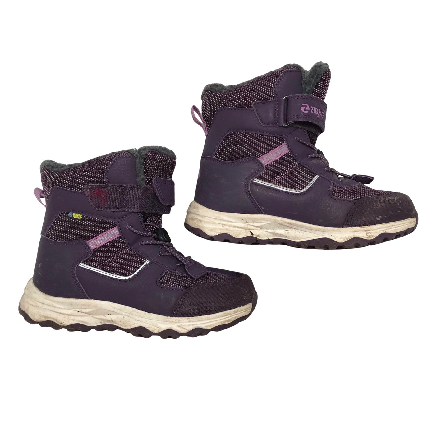 Unisex Zig Zag - Winter shoes, size 30 - Violet (1)