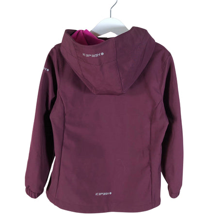Unisex Icepeak - Soft shell jacket, size 116 - 122 - Wine red (2)