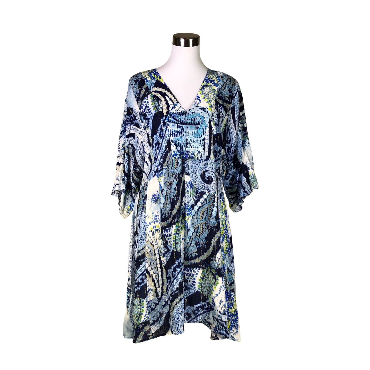 Unisex Desigual - Schiffon dress, size 40 - Blue (1)