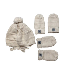 Unisex Polarn O. Pyret - Mid-season hat, size 40 - 42 cm - White (1)