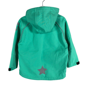 Unisex Villervalla - Soft shell jacket, size 104 - 110 - Green (2)