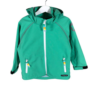 Unisex Villervalla - Soft shell jacket, size 104 - 110 - Green (1)