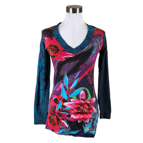 Unisex Desigual - Tricot tunic, size 36 - Blue ()