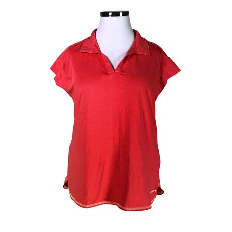 Unisex Icepeak - Sports shirt, short sleeve, size 44 - Red ()