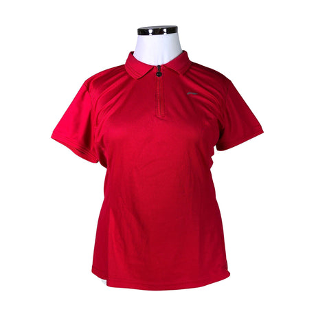Unisex Li-ning - Sports shirt, short sleeve, size 44 - Red ()
