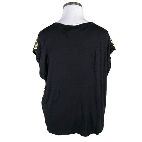 Unisex s.Oliver - Short-sleeved blouse, size 46 - Black (2)