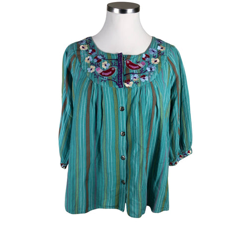 Unisex Gudrun Sjöden - Blouse, size 44 - Turquoise ()