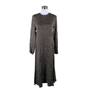 Unisex Samsoe&Samsoe - Schiffon dress, size 38 - Brown (1)