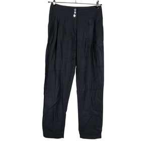 Unisex Karen Millen - Schiffon trousers, size 38 - Black (1)